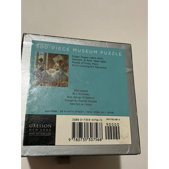 Galison Museum Puzzle 500 Piece Ballet Dancers Impressionist Art Boxed - Picture 2 of 4